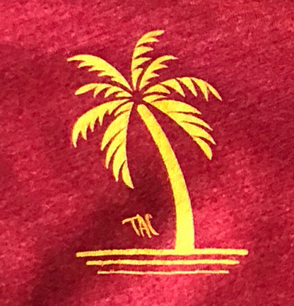 No Worries Brah Tshirt Red Heather