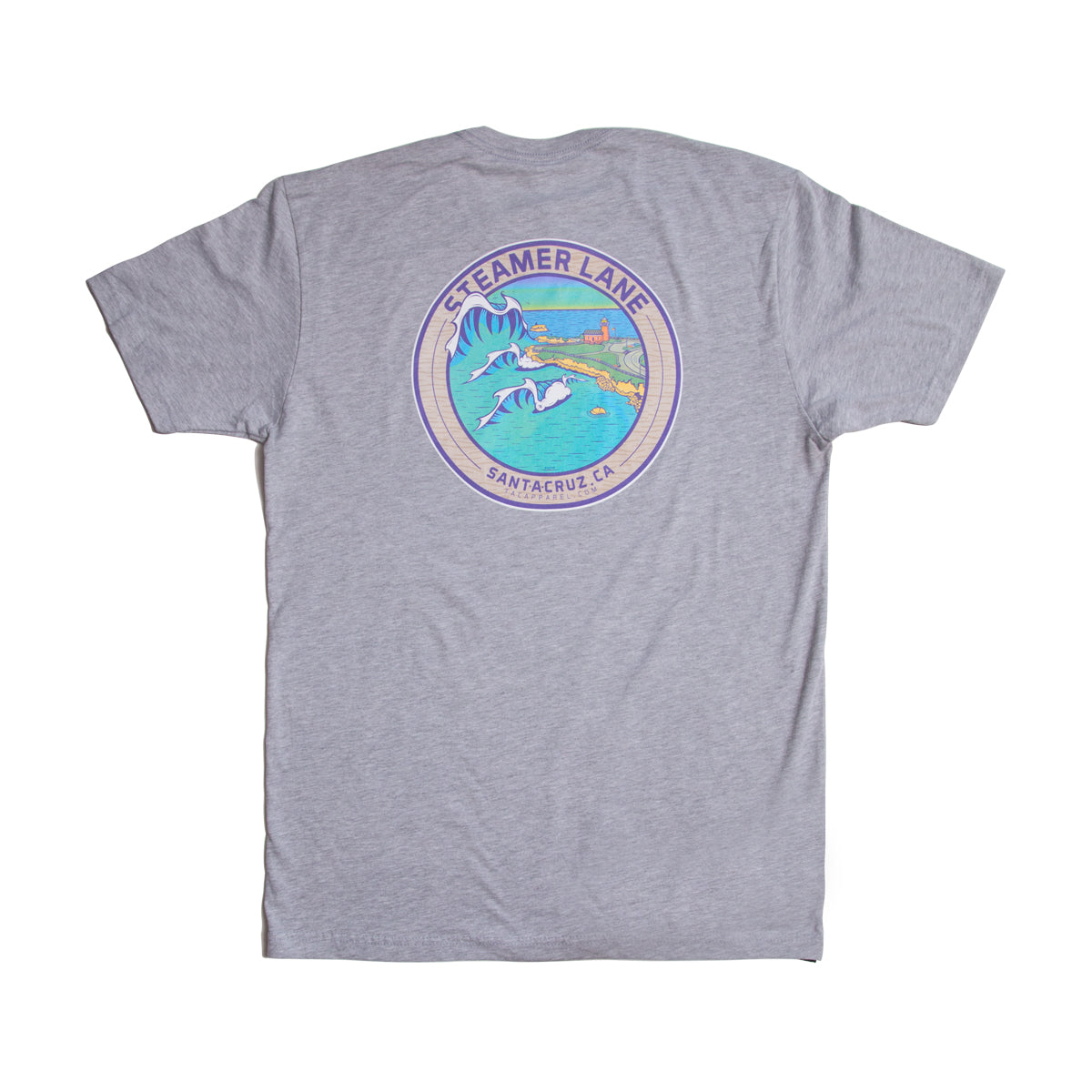 Steamer Lane T-Shirt Heather Grey