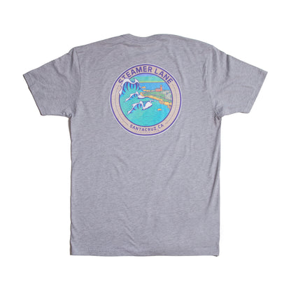 Steamer Lane T-Shirt Heather Grey